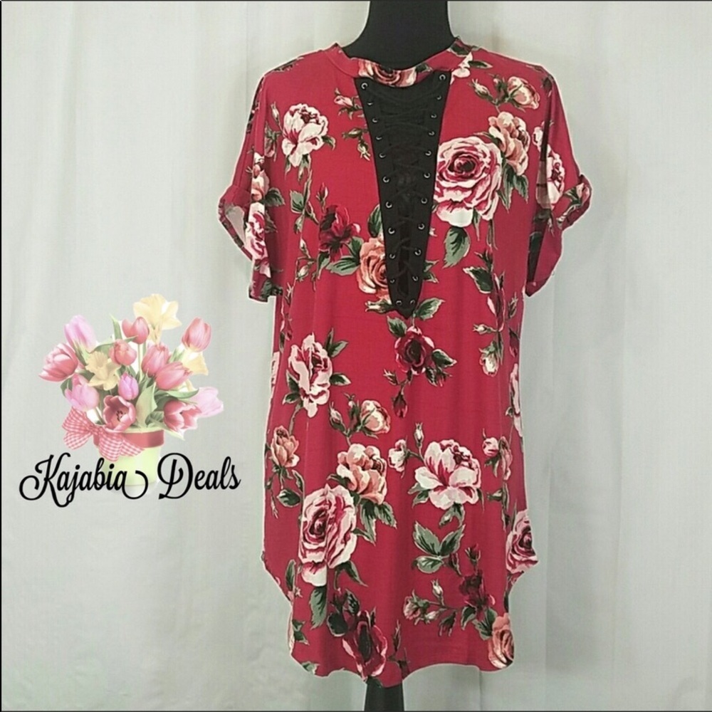 LOVE J Floral Top NWT Size 2X